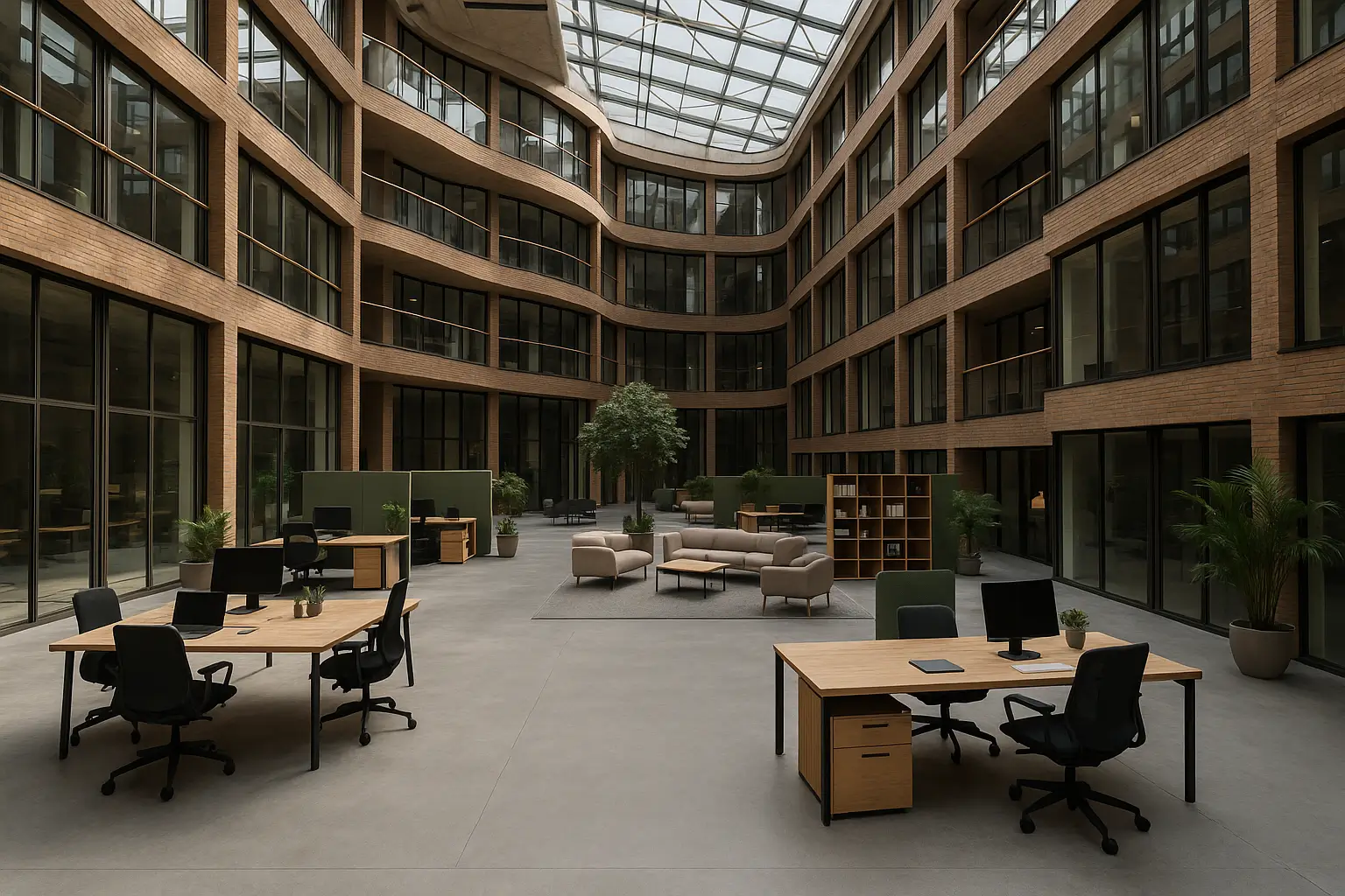 Hybride coworking-modeller